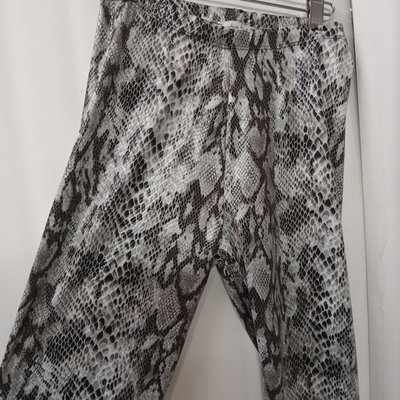 2 Pairs Legging White Birch Python Snakeskin Pattern Brown Black & white Size S - Picture 3 of 4